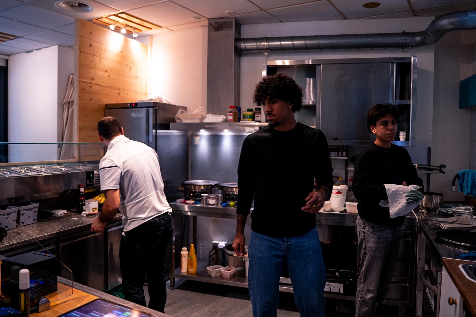 équipe du restaurant